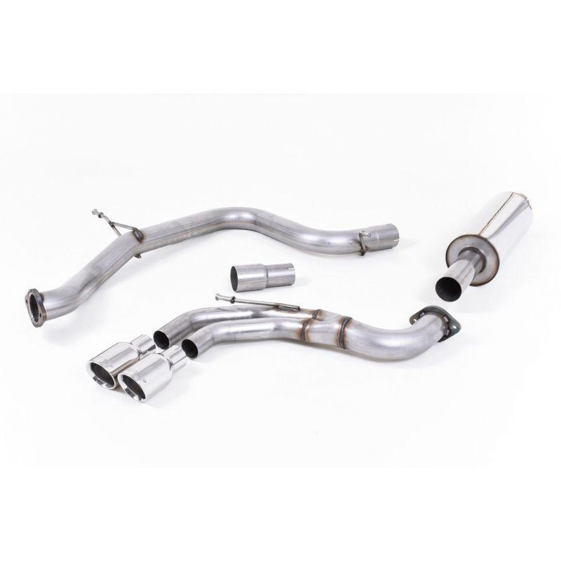 Milltek - Cat‑Back - GTD - Mk7 - 2.0 TDI - Twin GT 80