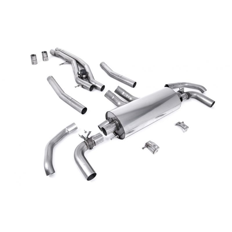 Milltek - Układ wydechowy Front Pipe-Back - SQ7 - SQ8 - 4M - 4.0 - TFSI - V8