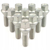 GETMANN - 10 × DŁUGIE ŚRUBY - M12x1.5x33mm Stożek Klucz 17