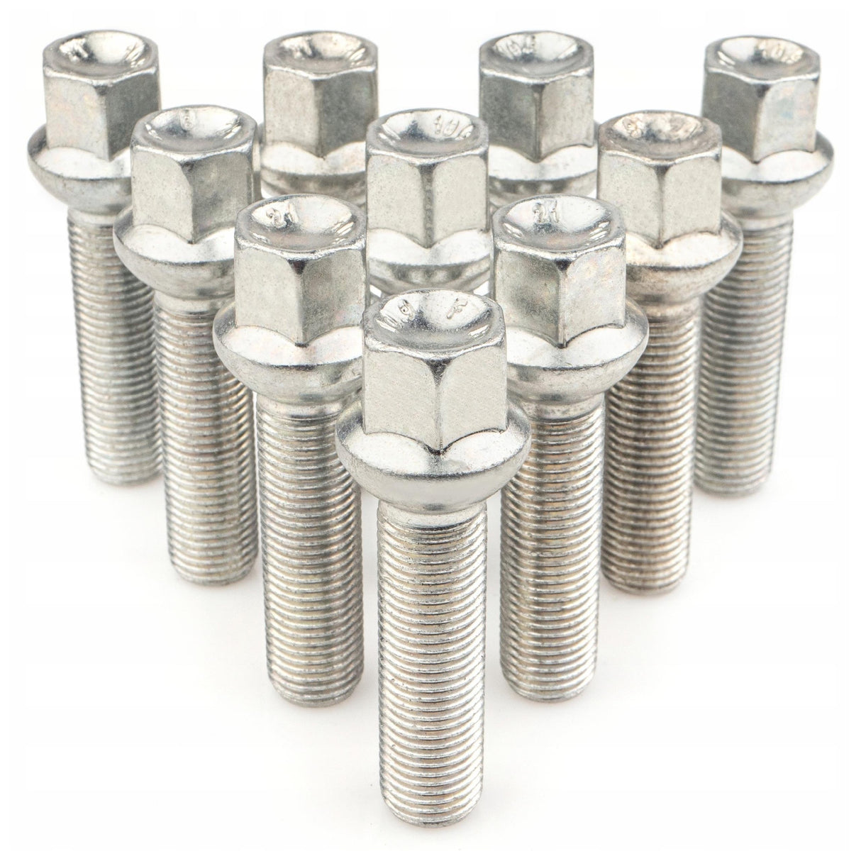 GETMANN - 10 x DŁUGIE ŚRUBY - M14x1.5x60mm Kula R14 Klucz 17