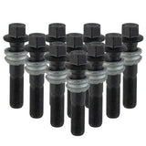 GETMANN - 10x DŁUGIE ŚRUBY - M15x1.25x54mm Kula R14 Klucz 17