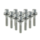 GETMANN - 10 x DŁUGIE ŚRUBY - M12x1.25x51mm Płaska Podkładka Klucz 17