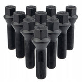 GETMANN - 10 x DŁUGIE ŚRUBY - M14x1.50x43mm Stożek Klucz 17