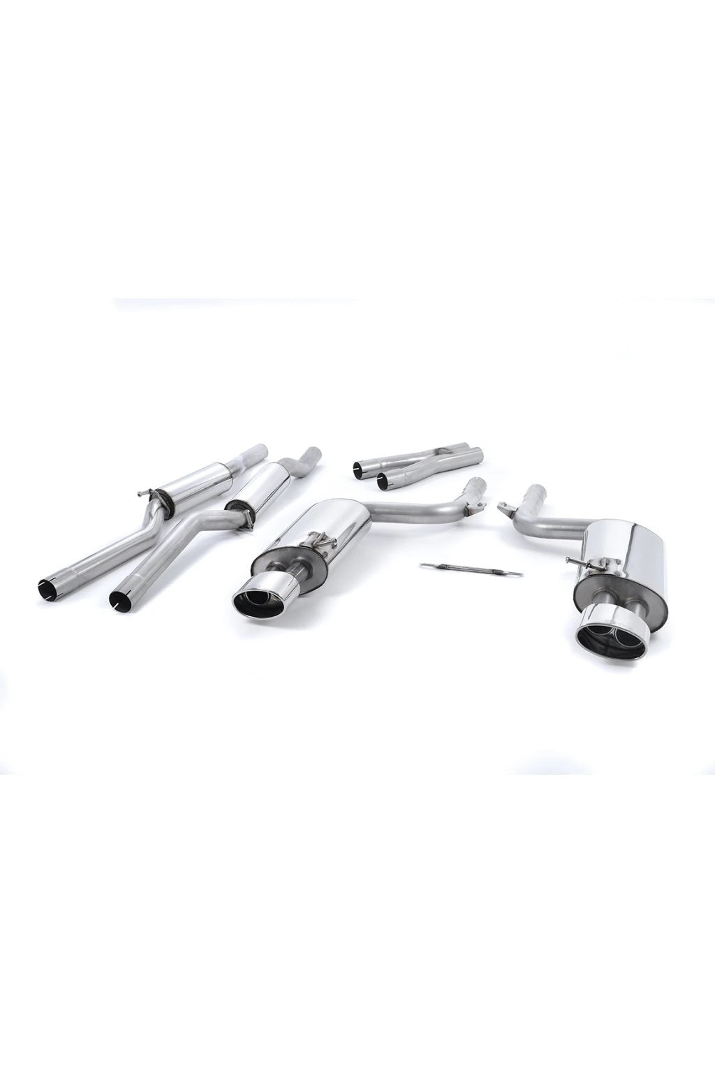 Milltek - Rezonowany Cat‑Back V1 - RS4 - B7 - 4.2 - V8 - SSXAU060