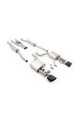 Milltek - Sportowy - Rezonowany Cat‑Back V2 z Active H‑Pipe - RS4 - B7 - V8 - SSXAU1127