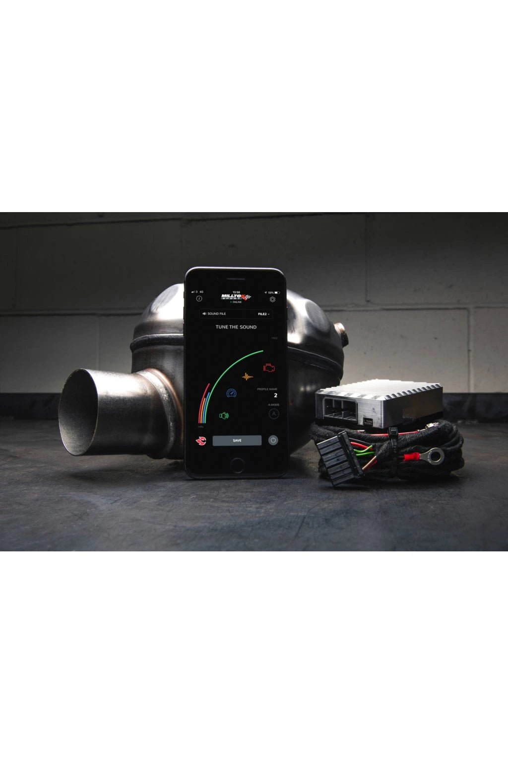 Milltek - Pojedynczy generator dźwięku - Kontroler dźwięku - Q7 - 3.0 - TDI - Quattro