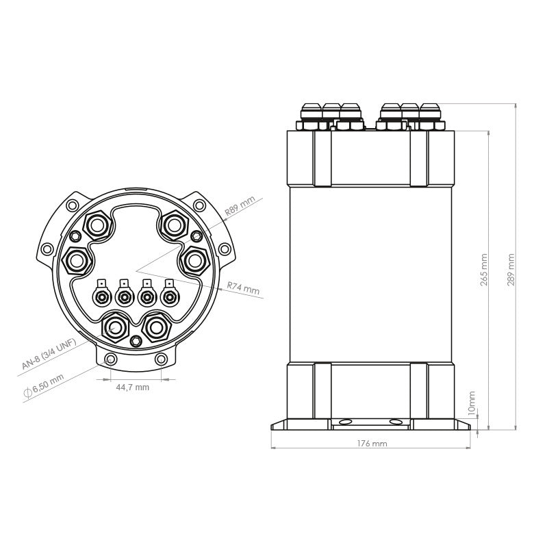 Nuke Performance - 2G Fuel Surge Tank 3.0 liter for internal fuel pumps