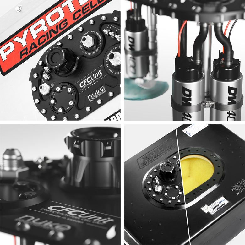 Nuke Performance - CFC Unit - Low profile Competition Fuel Cell Unit, with integrated fuel surge tank