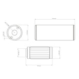 Nuke Performance - Fuel Filter Slim 10 / 100 micron AN-10