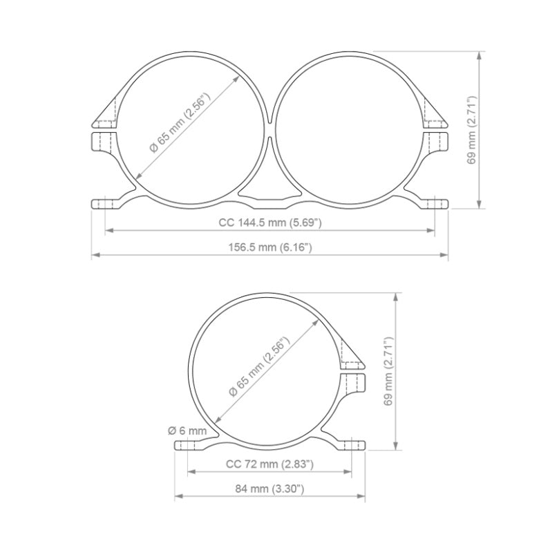 Nuke Performance - Fuel Filter Brackets