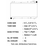 CSF RADIATORS - All-Aluminum Radiator - SUBARU IMPREZA 93-98