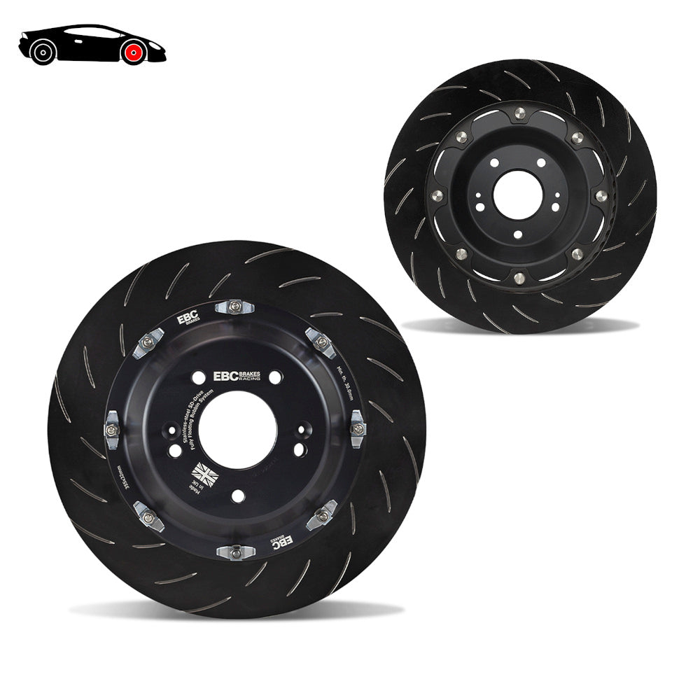 EBC Brakes - Tesla - S - SG2FC2141 - Tarcze hamulcowe sportowe 2-częściowe pływające seria SG (Para) - Przód