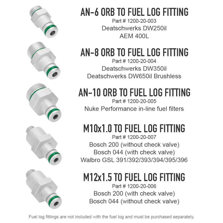 Nuke Performance - Fuel Log 4-port collector, AN-8 ORB