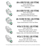 Nuke Performance - Fuel Log 4-port collector, AN-8 ORB
