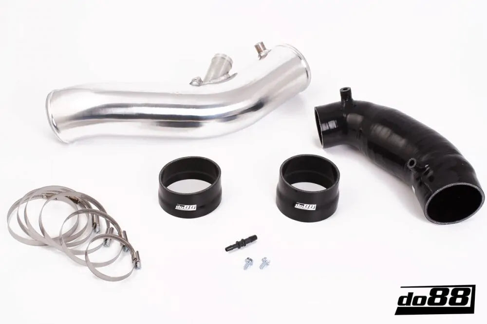 do88 - Rura dolotowa - SAAB 9-3 2.8T V6 06-11 Inlet pipe with Black hoses