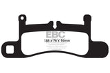 EBC Brakes - Cayman GTS - 4.0 - DP42098R - Zestaw klocków hamulcowych seria YELLOWSTUFF - Tył