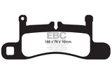 EBC Brakes - Cayman GTS - 4.0 - DP42098R - Zestaw klocków hamulcowych seria YELLOWSTUFF - Tył