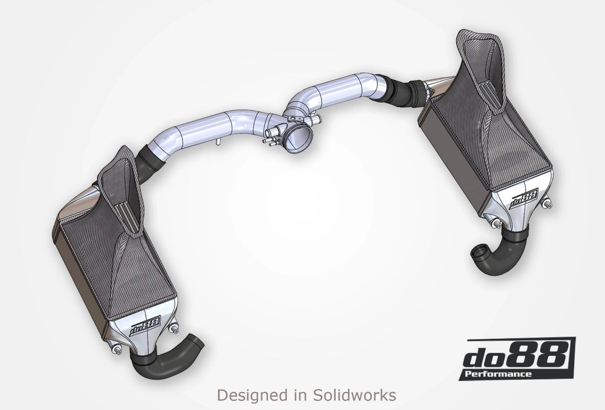 do88 - INTERCOOLER - BIGPACK - PORSCHE 911 Turbo (997.2) Intercooler kit MERA for do88 Y-pipe