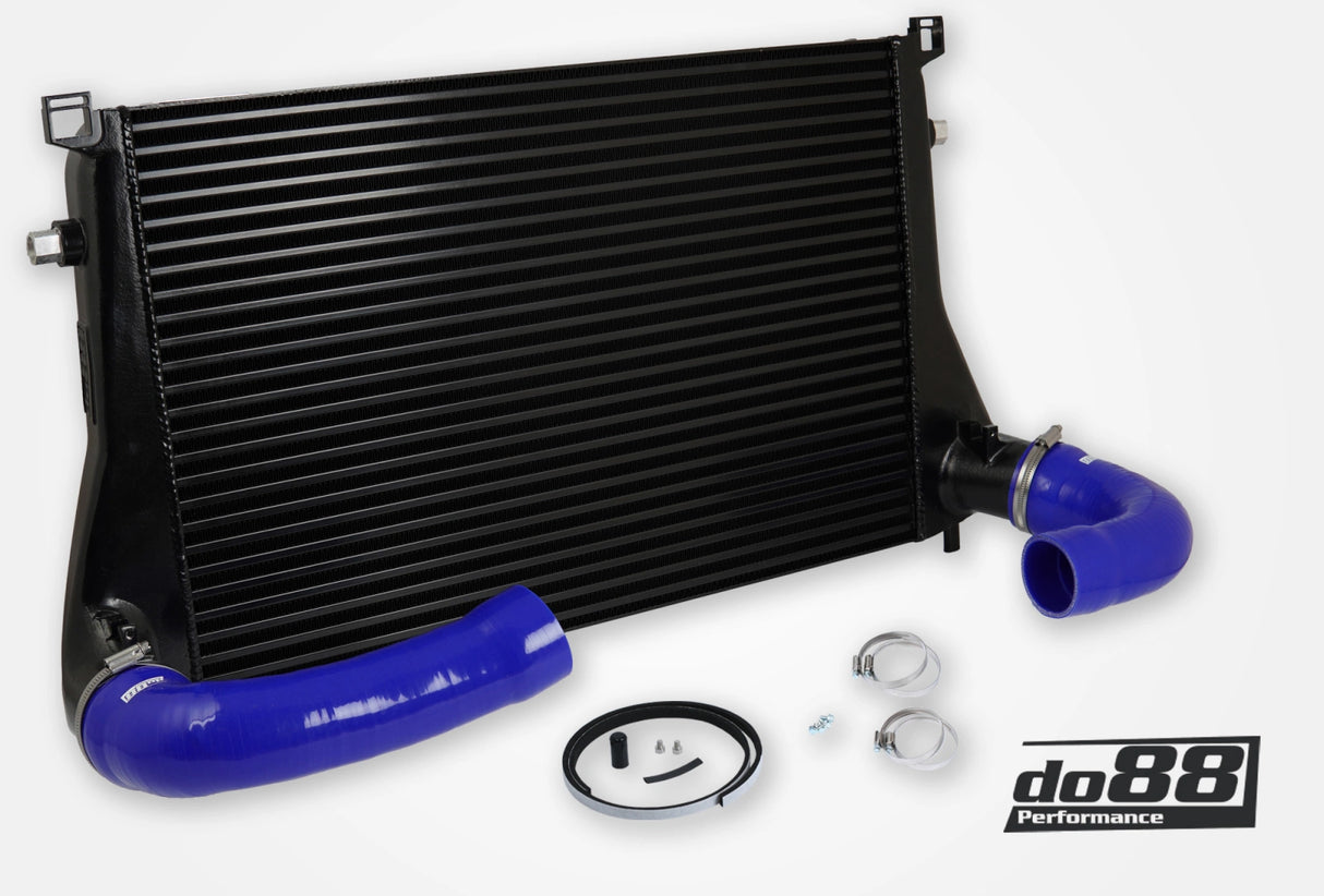 do88  - INTERCOOLER - AUDI SEAT SKODA VW 1.8 / 2.0 TSI (MQB), blue hoses