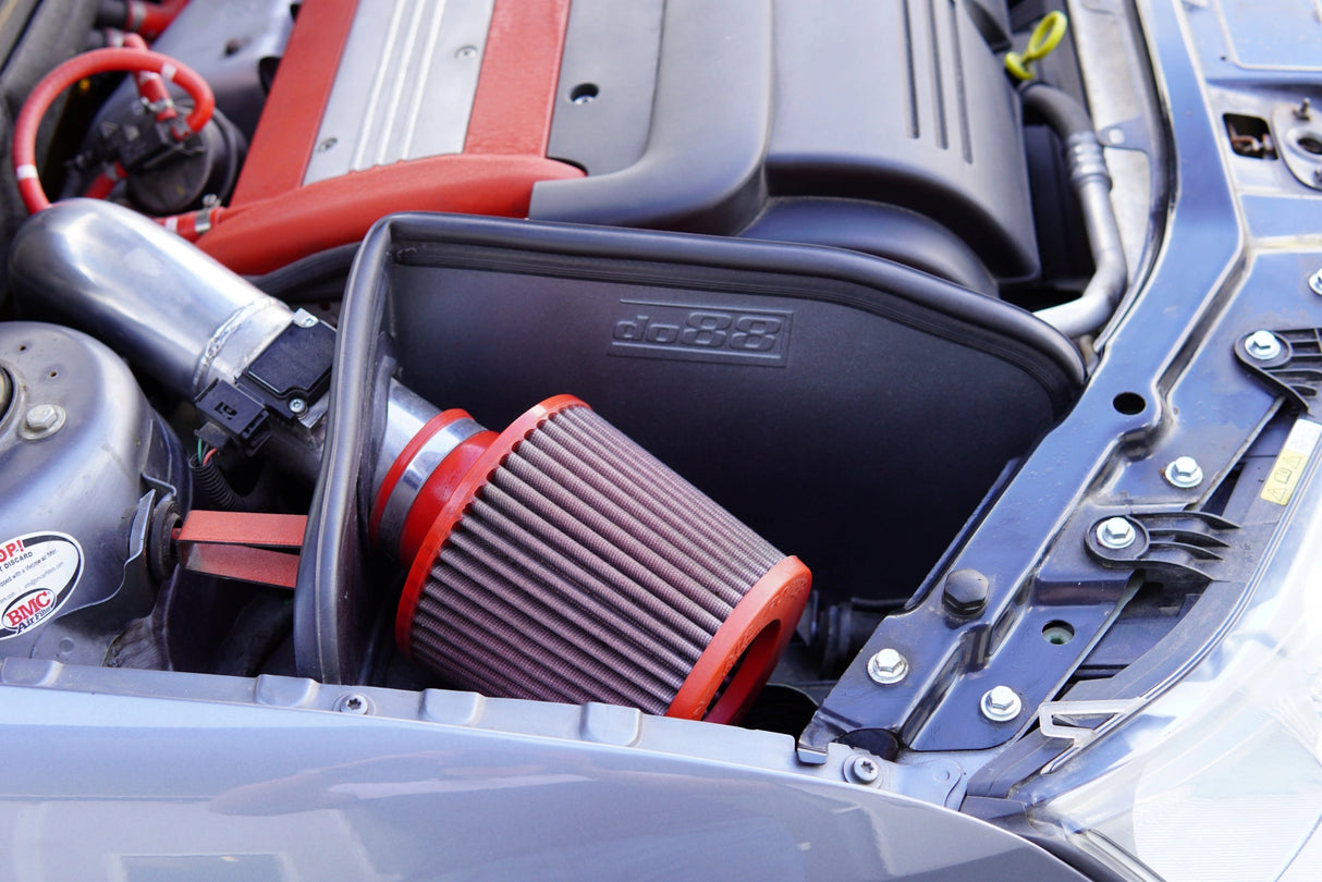do88 - Układ dolotowy - SAAB 9-3 2.0T 2005- Turbo intake system without filter, red hose
