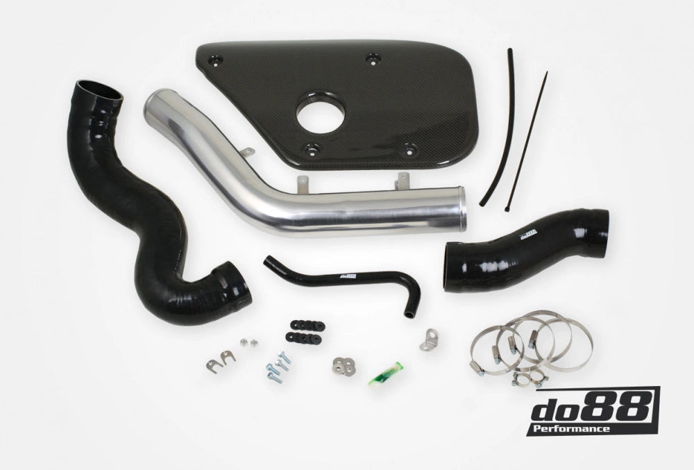 do88 - Układ dolotowy (Osłona karbonowa)  - VOLVO S60 V60 V70 T6 Inlet pipe, Black hoses, Carbon fiber cover