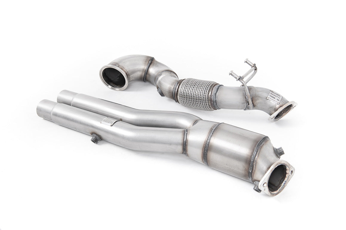 Audi RS3 Sportback 400PS (8Y MQB EVO) - OPF/GPF Modele 2021 - 2024 Duży Przepływ Downpipe ze sportowymi katami 200 CPSI