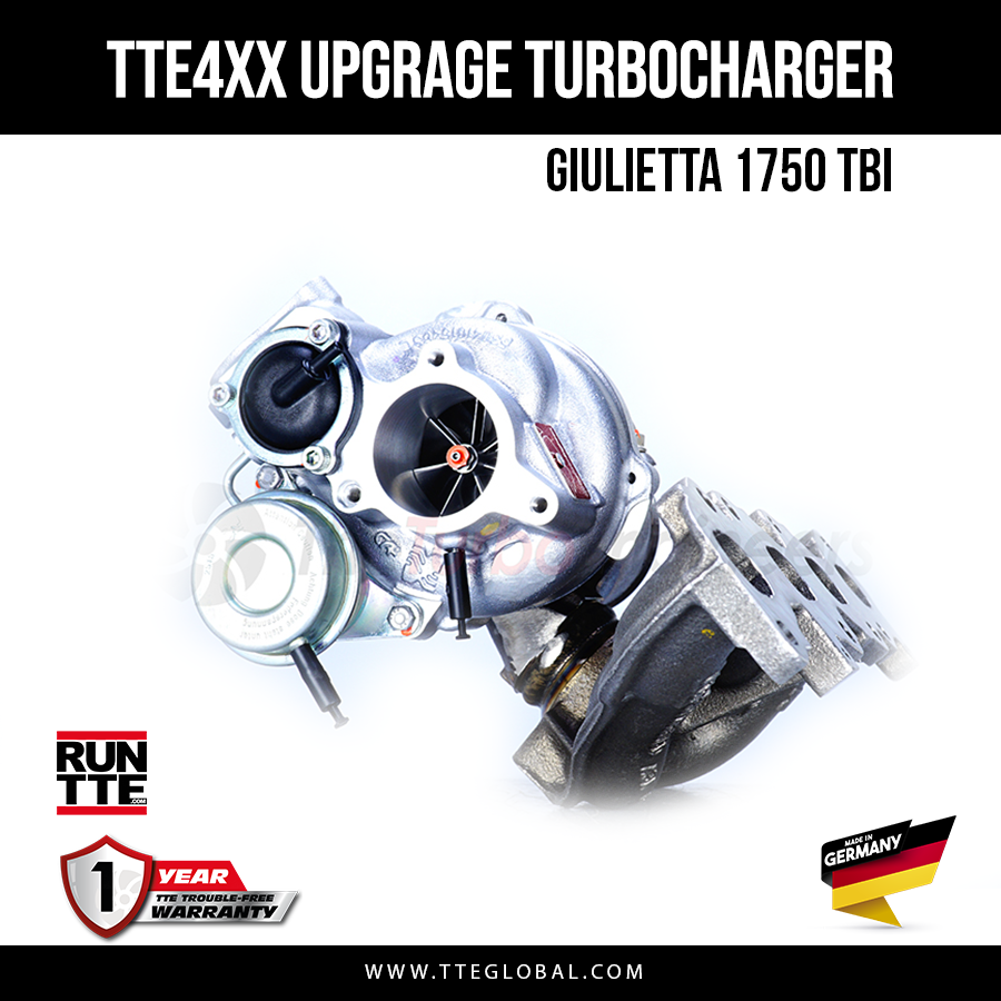 TTE GLOBAL - TURBOSPRĘŻARKA - TTE4XX 5154 ALFA REMEO GIULIETTA 1750 TBi UPGRADE TURBOCHARGER