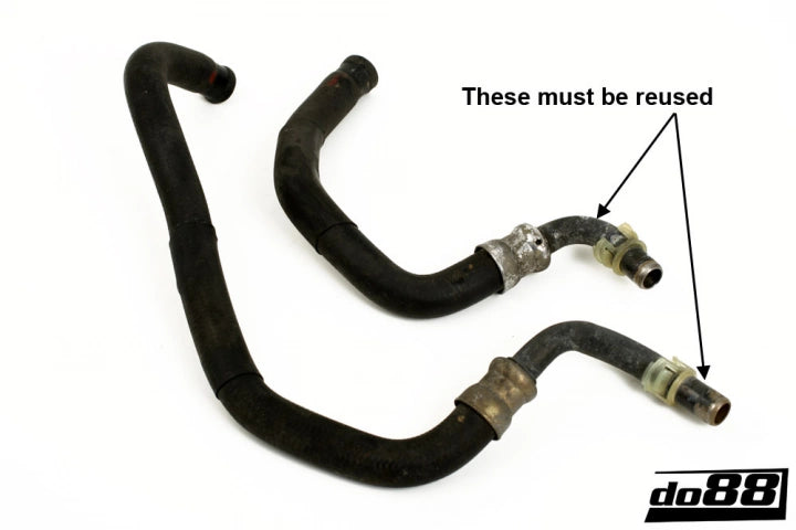 do88 - Przewody nagrzewnicy - VOLVO 850 S70 V70 C70 94-99 Heater hoses Blue
