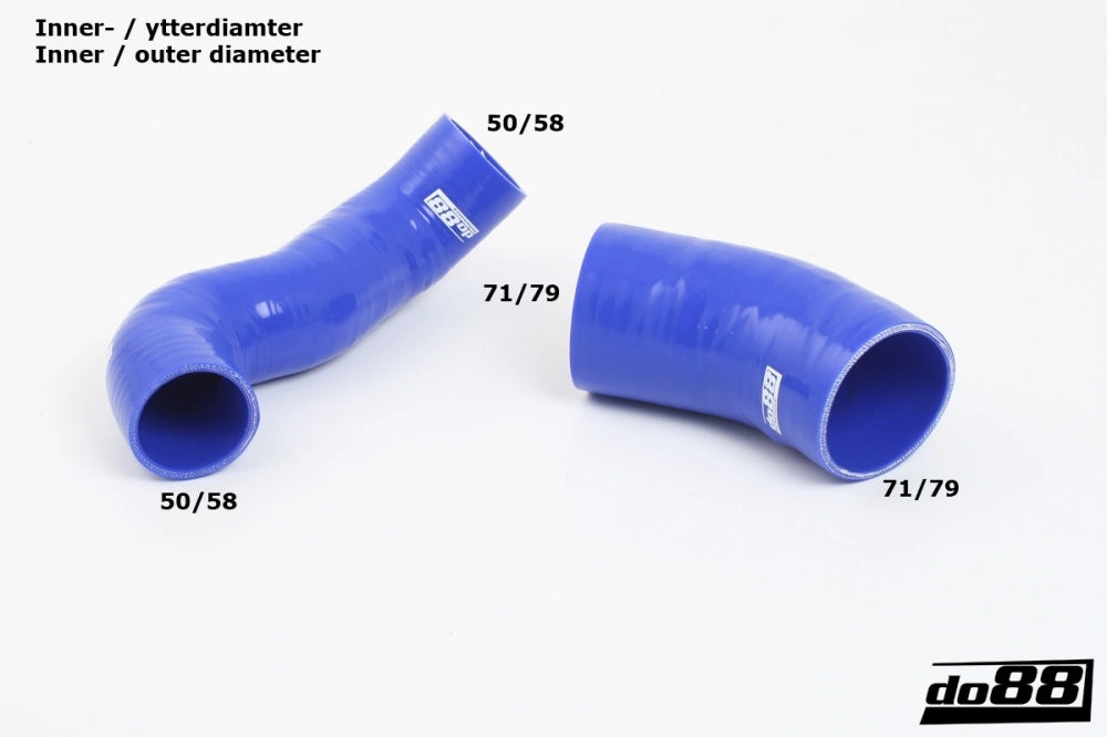 do88 - Filtr powietrza - FORD FOCUS RS MKII Węże filtra powietrza Niebieskie