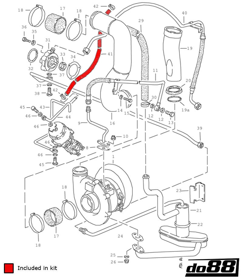 do88 - Przewody podciśnieniowe - PORSCHE 911 Turbo (930) Vacuum hoses