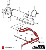 do88 - Węże do pochłaniacza par - PORSCHE 911 Turbo (930) Carbon canister hoses