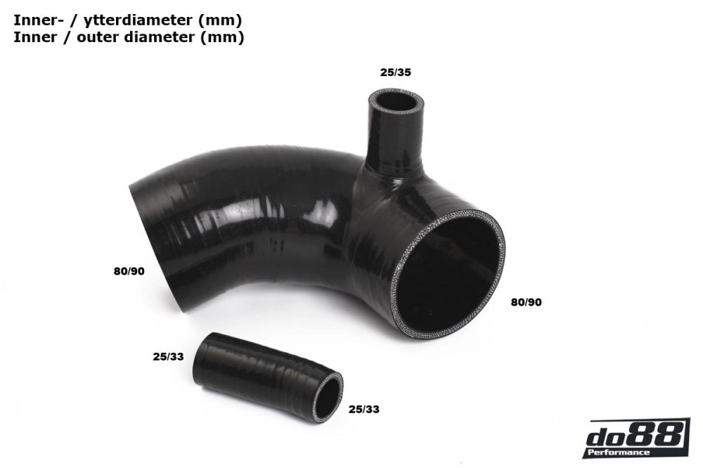 do88 - Układ dolotowy - PORSCHE 911 Turbo (964) Inlet hoses for turbo