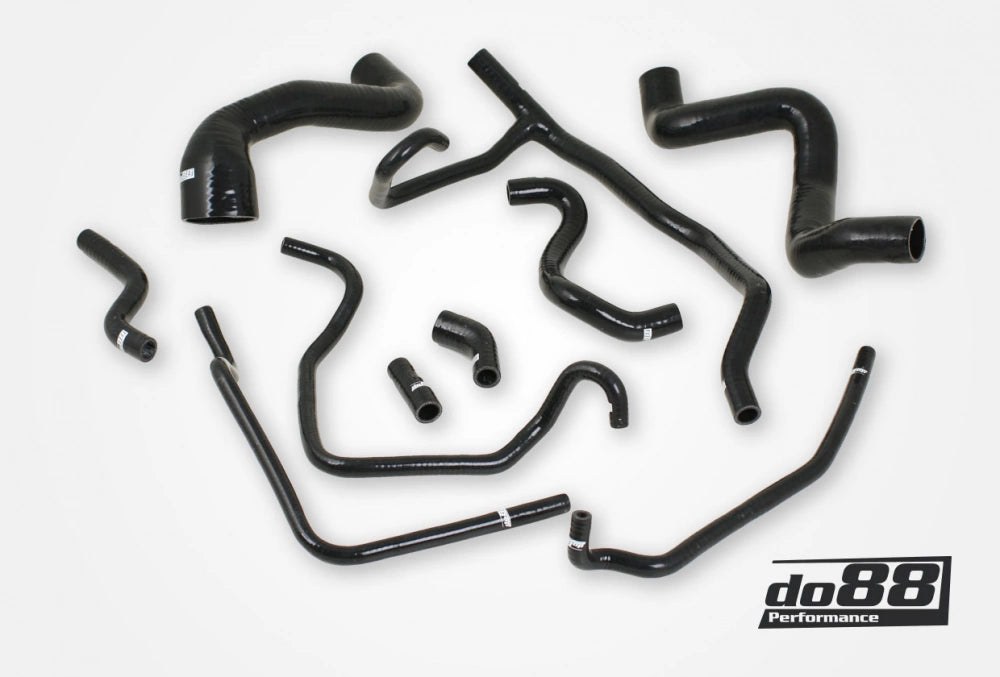 do88 - Węże układu chłodzenia - PORSCHE 911 Turbo (968) Coolant hoses Black