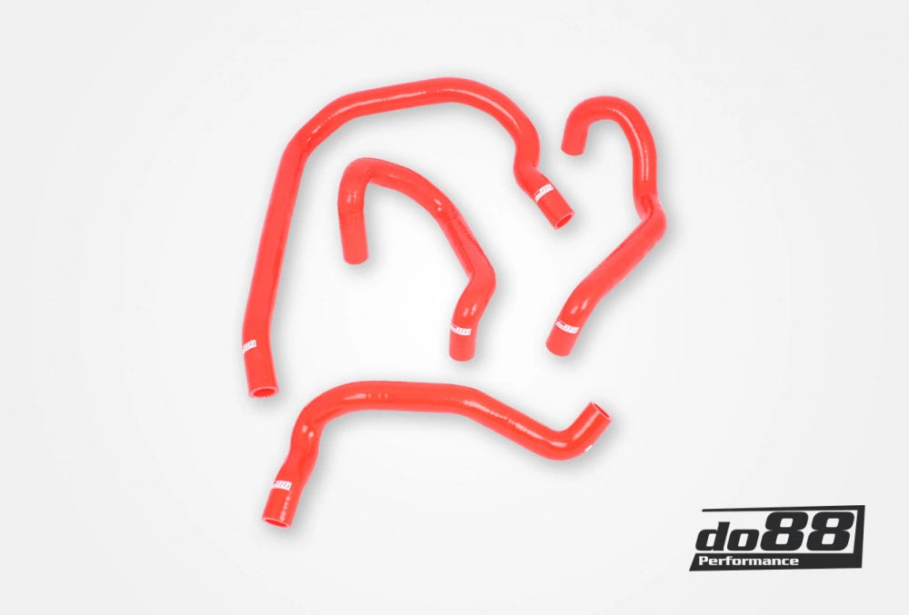 do88 - Przewody Płynu Chłodzącego - AUDI SEAT VW 2.0 TSI (MQB) Coolant hoses Remote Radiator (Left) Red