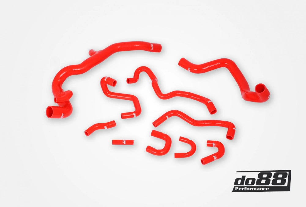 do88 - Przewody układu chłodzenia - VOLVO S60/V60/V70/XC70/S80 T4 T5 2.5FT Automatic 07-16 Coolant hoses Red