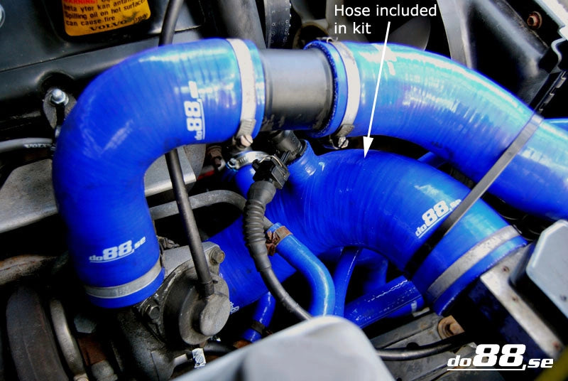 do88 - Układ dolotowy - VOLVO 740 940 Turbo 90-98 Inlet hose Blue