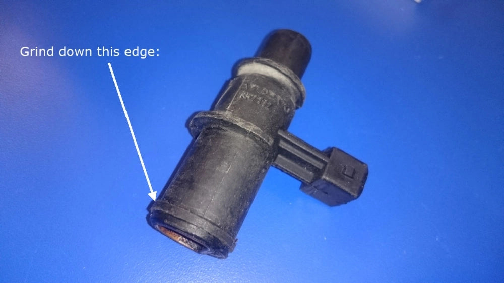 do88 - Układ dolotowy - VOLVO 740 940 Turbo 90-98 Inlet hose Blue