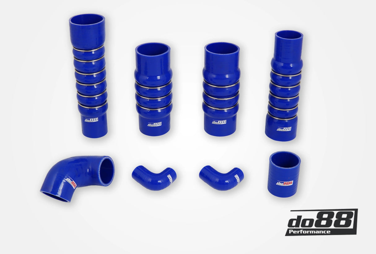 do88  - Układ dolotowy - AUDI RS4 2.7 Bi Turbo Pressure hoses Blue