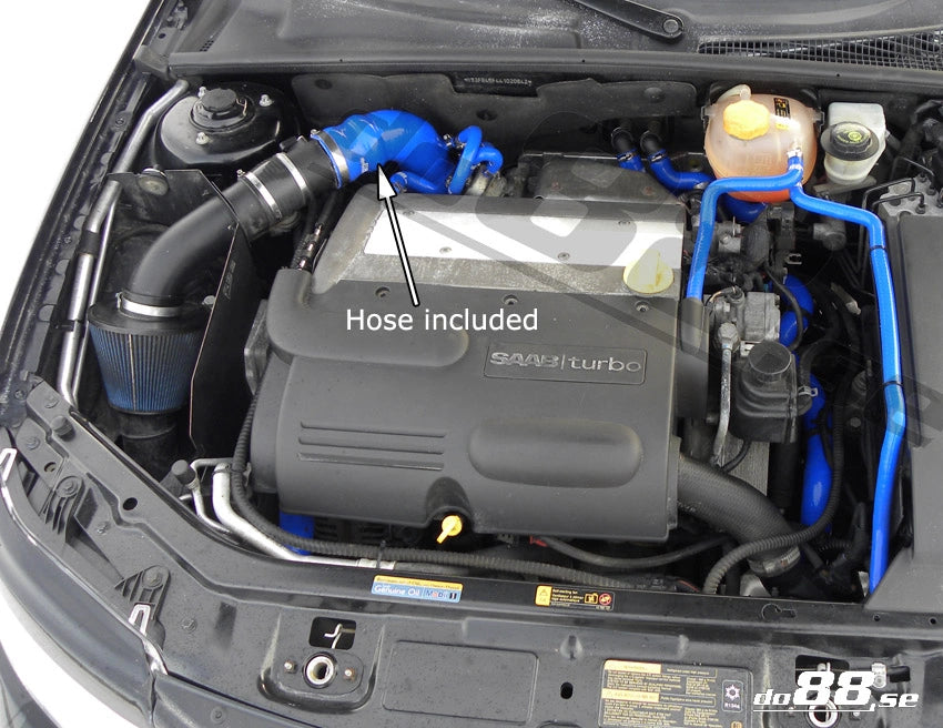 do88 - Przewód dolotowy - SAAB 9-3 2.0T 2003- Inlet hose Blue
