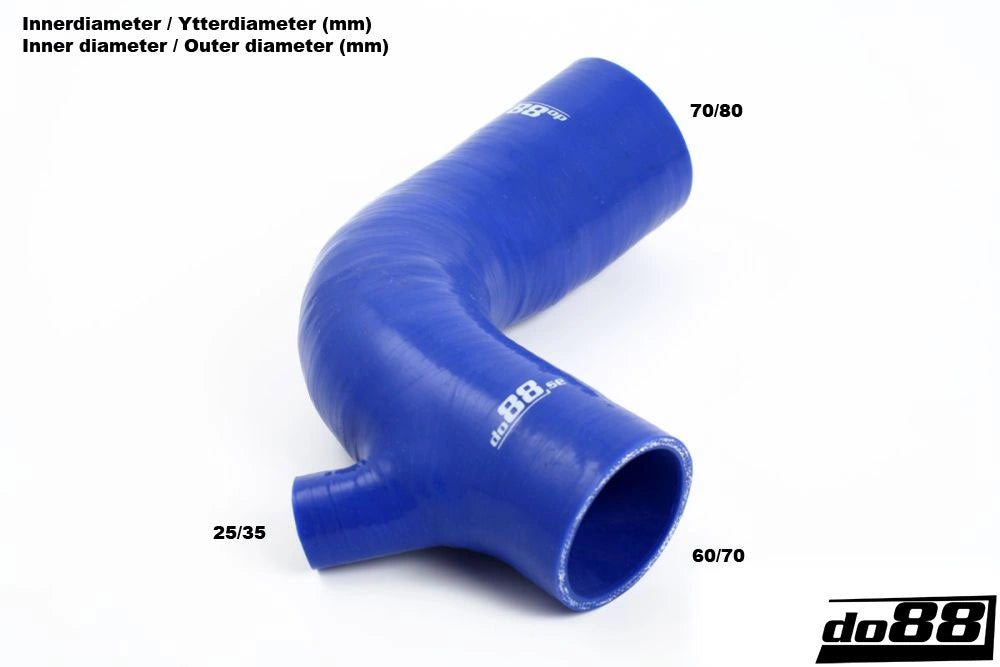 do88 - Przewód dolotowy - SAAB 900/9-3 Turbo 94-00 Inlet hose Blue