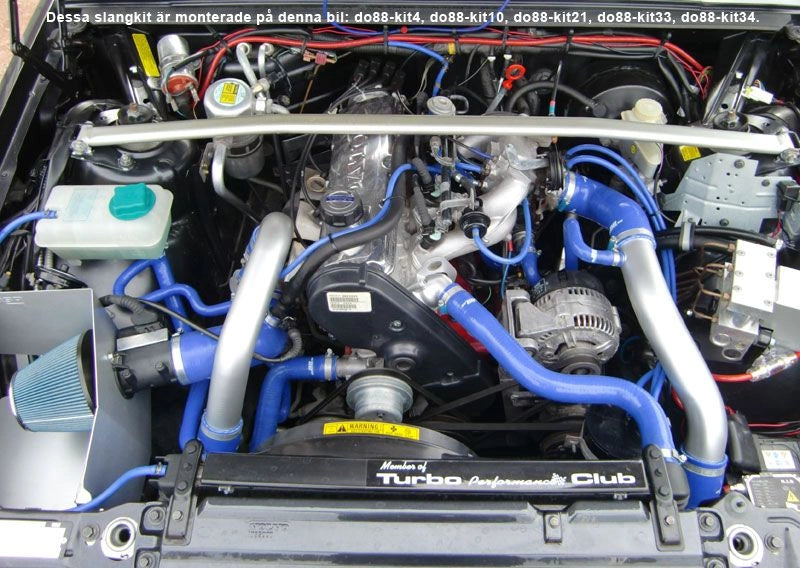 do88 - Układ chłodzenia - VOLVO 940 92-98 Coolant hoses complement