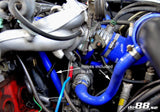 do88 - Przewody zaworu biegu jałowego - VOLVO 700 940 Turbo 90-98 Idle valve hoses Blue