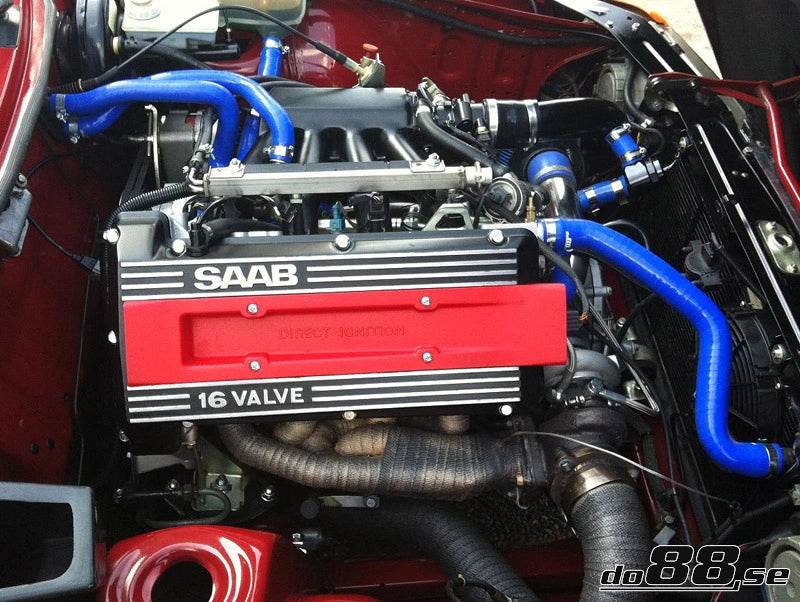 do88 - Układ chłodzenia - SAAB 900 Turbo 16 84-93 Coolant hoses Black