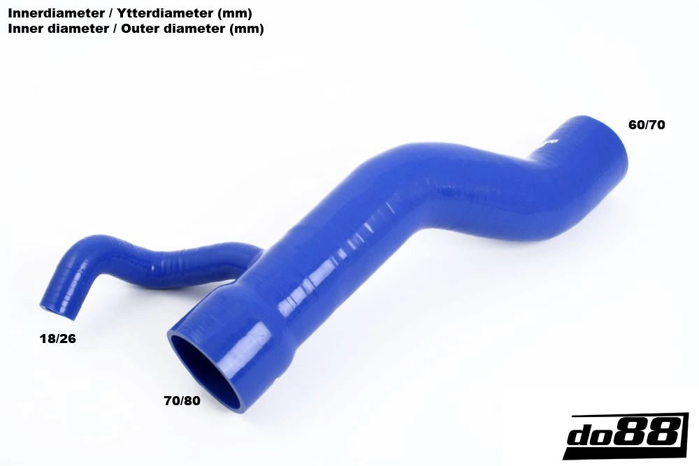 do88  - Układ dolotowy - AUDI S4/S6/A6 C4 AAN IC to throttle hose Blue