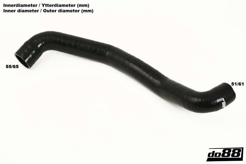 do88 - Przewód powietrza doładowującego do przewodu kolektora dolotowego - SAAB 9-3 2.2 TiD 1998-2001 Intercooler to intake manifold hose