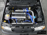 do88 - Przewody zaworu biegu jałowego - SAAB 9000 91-98 Idle valve hoses Blue