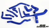 do88  - Układ dolotowy - AUDI S4/S6/A6 C4 AAN Radiator hoses Blue
