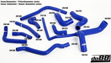 do88  - Układ dolotowy - AUDI S4/S6/A6 C4 AAN Radiator hoses Blue