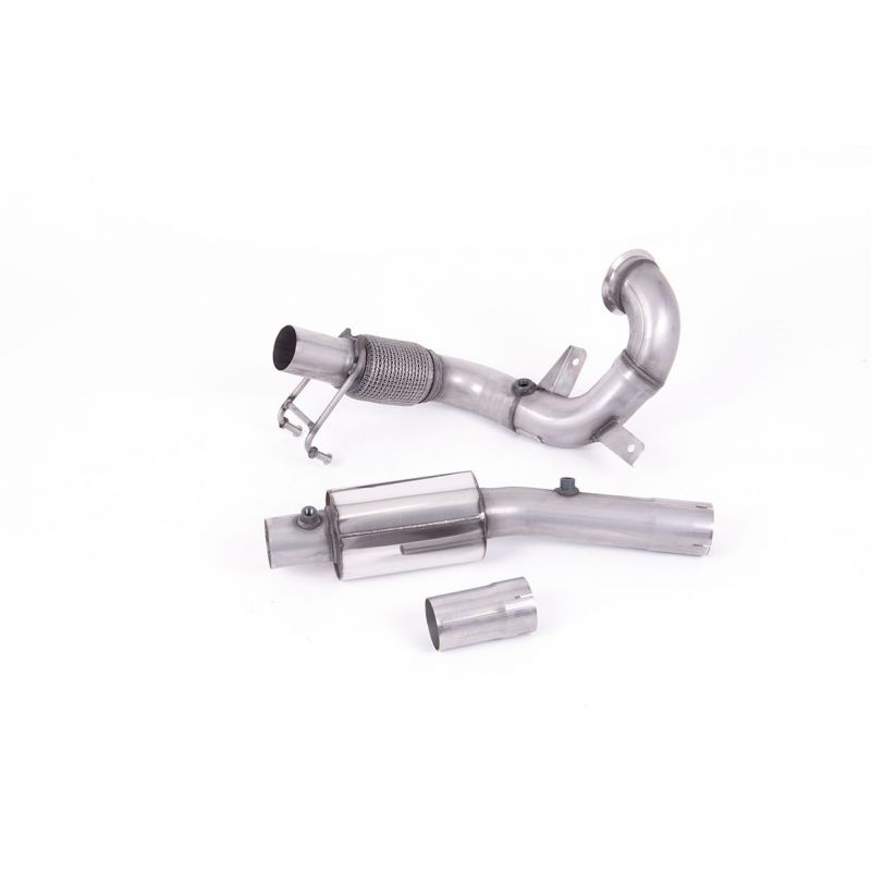 Milltek - Downpipe - zamiennik filtra cząstek stałych OPF (OPF Bypass) - Polo GTI MK6 (AW) - 2.0 TSI