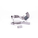 Milltek - Downpipe - zamiennik filtra cząstek stałych OPF (OPF Bypass) - Polo GTI MK6 (AW) - 2.0 TSI